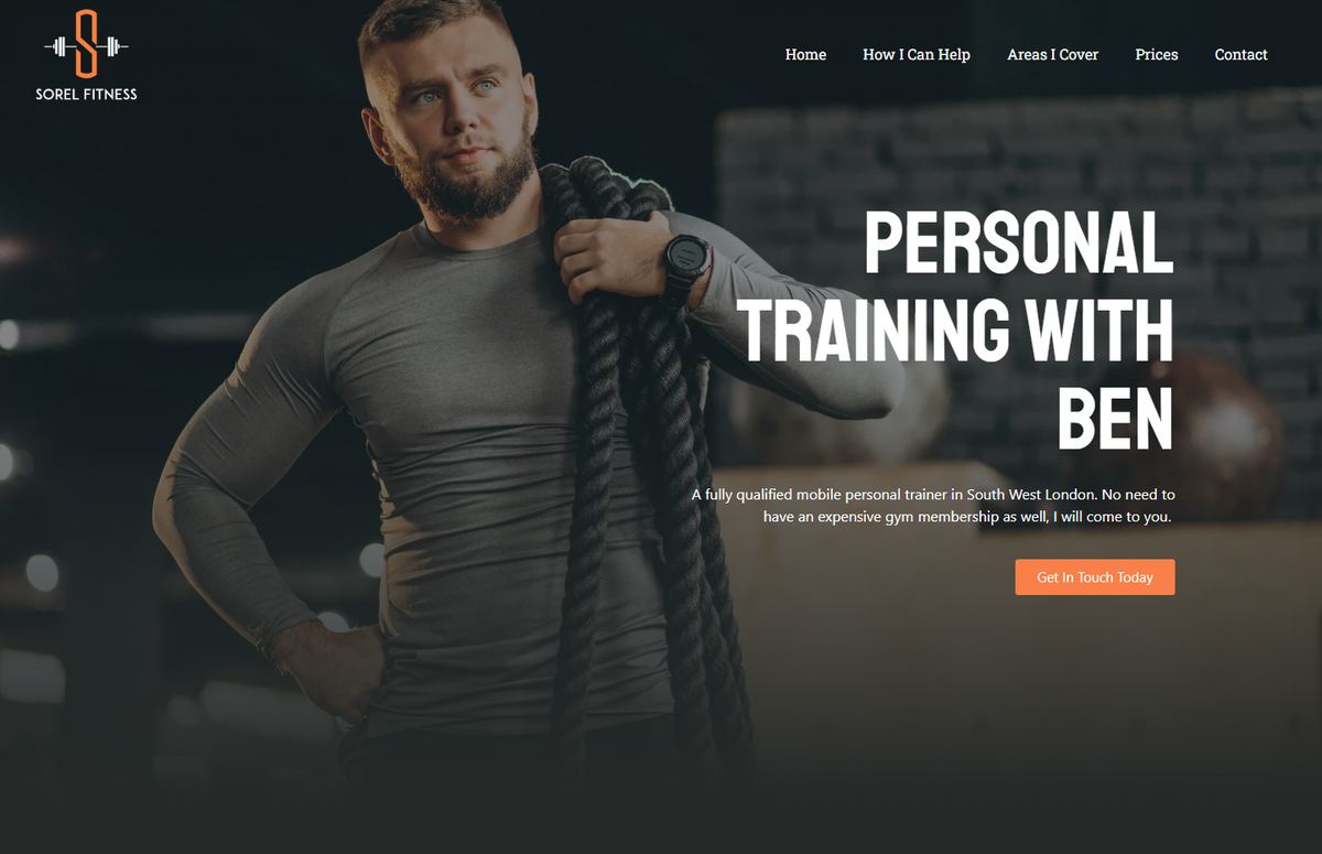 Sorel Fitness homepage